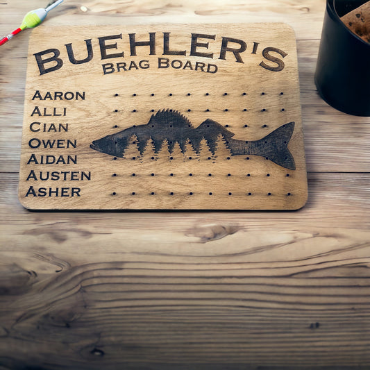 Fishing Brag Board