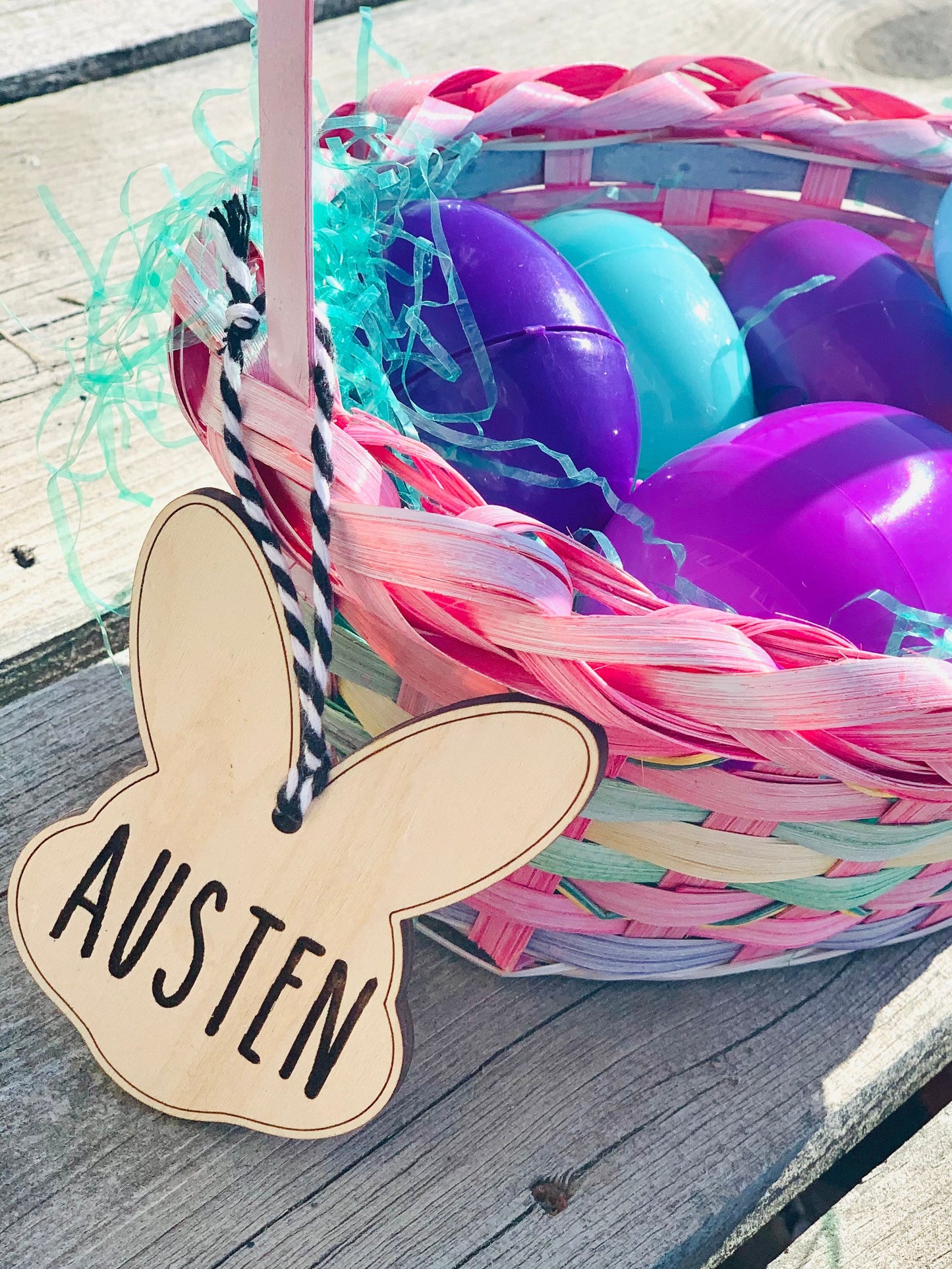 Easter Basket Name Tag