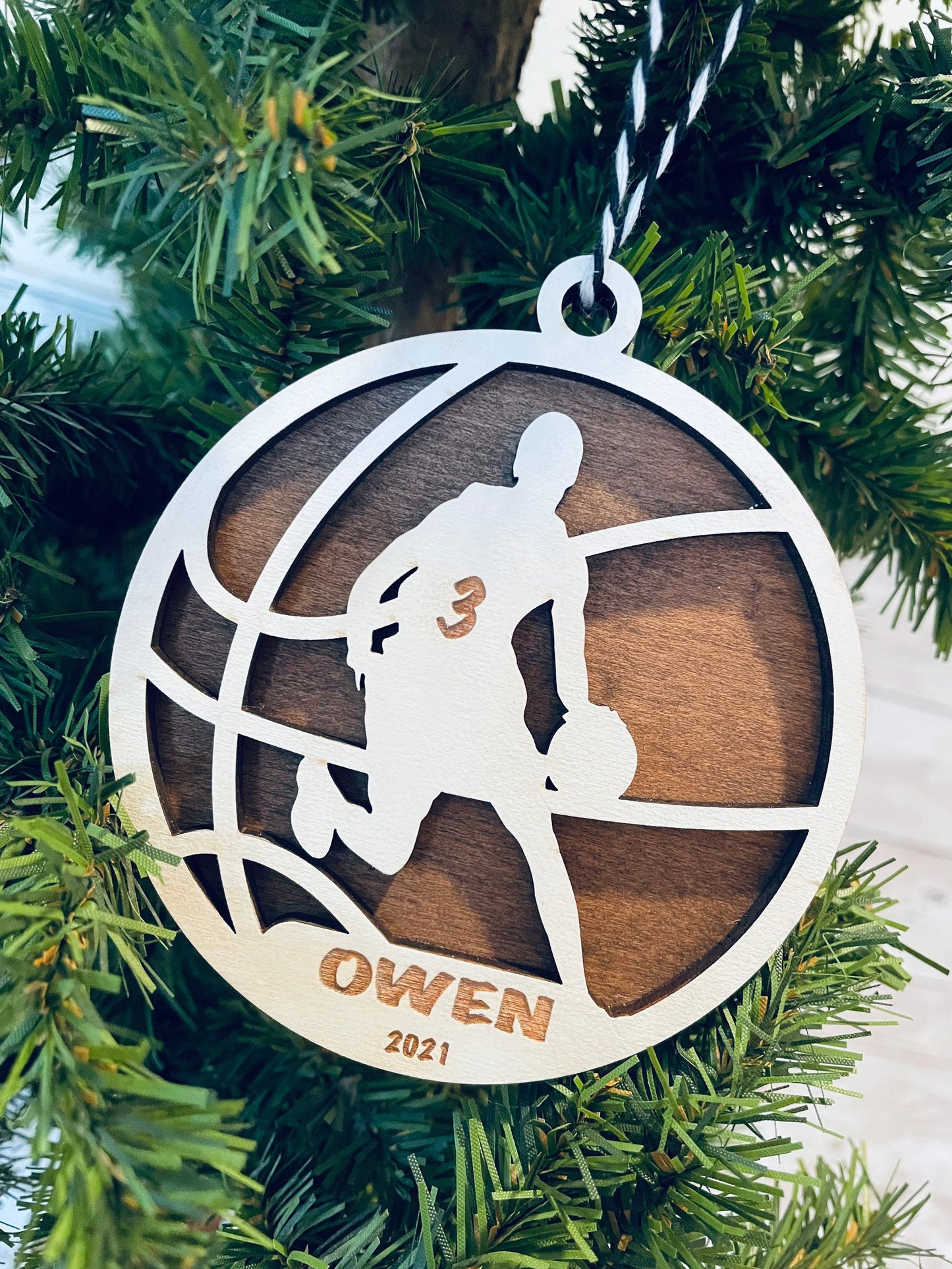 Personalized Sports Ornaments