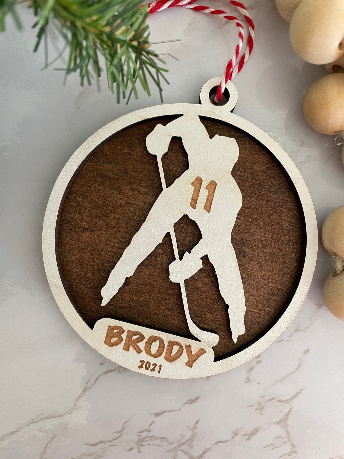 Personalized Sports Ornaments